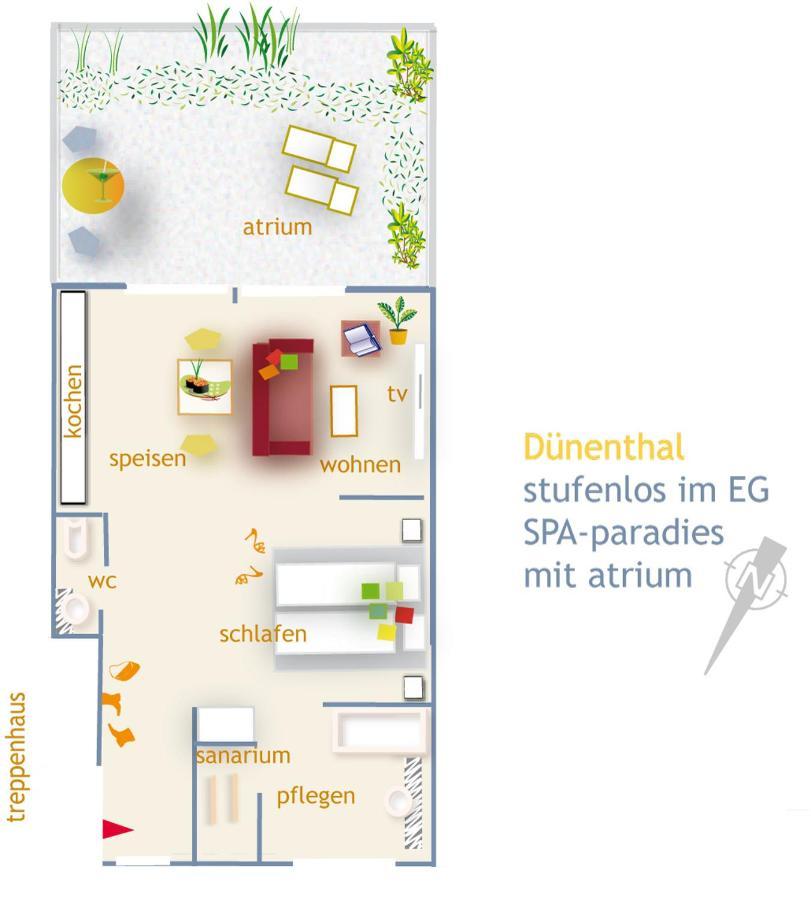 De Luxe Suite Duenenthal Norderney Eksteriør bilde
